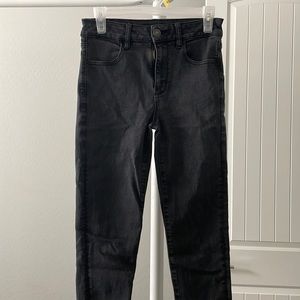 american eagle black skinny jeans